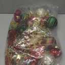 70 Pcs Christmas Ball Ornaments Set，Shatterproof Gold Ornaments for Xmas Tree，Christmas Ball Tree Hanging Ornaments for Christmas Decoration (Red Green)