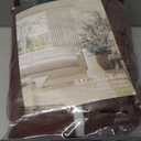 Chestnut Brown 100 Inch Floor Length Linen Blackout Curtains for Bedroom Pinch Pleated Black Out Thermal Insulated Window Drapes Light Blocking Double Layer Soundproof 100 Inch Curtain 2 Panels