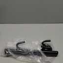 Steering Wheel Lock - Heavy Duty Anti-Theft Car Device with Double Hooks Design for Enhanced Vehicle Protection, Adjustable Length Locking with 2 Keys Universal Fit (Black)