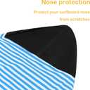 Surf Sock, Surfboard Sock Cover for Longboard Paddleboard Surf Board Sup Paddle Board, 7.5 FT Foot 7.5ft Quick Dry Stretch Surfboard Bag Sleeve with Drawstring Closure 230x50 cm Blue