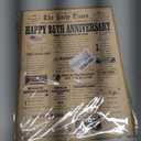 2 x YiKaLus Large 25th Anniversary Card for Couples, Retro 25 Years Wedding Aday Gift Ideas for Him Her, Unique Silver Aday Gifts for Husband Wife (YK-378)