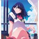 Gridman Universe: Rikka Takarada B2 Tapestry