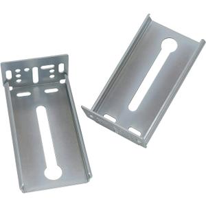 LONTAN Rear Mounting Brackets for Drawer Slide 5 Pairs B4502 Cabinet Bracket Drawer Track Guide Kitchen Replacement Parts for 1.77in(45mm) Width Furniture Gildes (Silver)