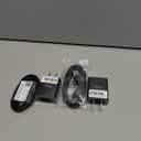 TCL Charger with 1m USB-A to USB-C Cable 2 Pack Black