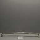 Antique Bronze Disc Curtain Rods, 28-48 Inches Window Curtain Rod,Adjustable Room Darkening Curtain Rod with Aluminum Finials and Brackets,Wrap Around Design