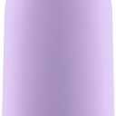 Ello Emma 14oz Vacuum Insulated Stainless Steel Kids Water Bottle with Straw and Built-in Carrying Handle and Leak-Proof Locking Lid for School Backpack, Lunchbox and Outdoor Sports (Lilac/Cashmere Pink)
