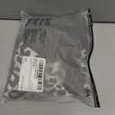 Women's Leopard Print Blouse Wrap V Neck Short Sleeve Button Front Summer Shirt (S)