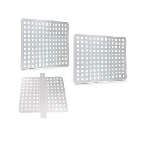 New Clear Kitchen Dish Safe Sink Protector Mat Pad Set, 3 Piece Combo Set Includes 2 Mats and 1 Saddle
