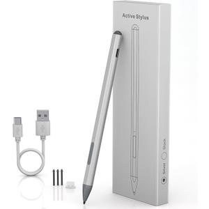 Microsoft Surface Pen - Surface Pro Pen Stylus for Surface Pro 11/9/10/8/X/7/6/5/4/3, USB-C Fast Charge, 4096 Pressure Sensitivity, Palm Rejection Surface Pen for Surface Go 2/3/4/Book/Laptop/Studio