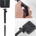 Dazzle Bright 4 Pack Solar String Lights Outdoor, Total 160FT 480LED Solar Powered Waterproof Fairy Lights 8 Modes, Silver Wire Lights for Christmas Patio Party Tree Yard Decoration (Warm White)