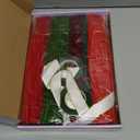 400 Pcs Pipe Cleaners Craft,5 Assorted Colors Pipe Cleaners Bulk, Chenille Stems for DIY Flower Making Kit with Floral Wires, Gardening Tape,Stamen& Ribbon (Red)