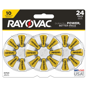 RAYOVAC 10CR-24 HEARING AID BATTERY 24PK