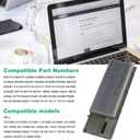 INC 5200mAh Laptop Battery Replacement for Dell Latitude D620 D630 D630c D631 Series
