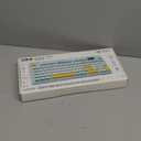 Wireless Keyboard Creamy Membrane with Rainbow Backlight,3Mode Connectivity (BT/2.4G/USBC) with LCD Screen & Multifunction Knob,200H Battery, 94 Key PBT Keycaps, Quiet Typing for Office/Home/Gaming