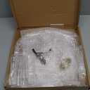 YestBuy 4 Tier Round Cupcake Stand  Premium Cupcake Holder  Acrylic Cupcake Tower Display  Display for Pastry + LED Light String  Ideal for Weddings, Birthday Parties & Events (Multicolored) (Colorful)