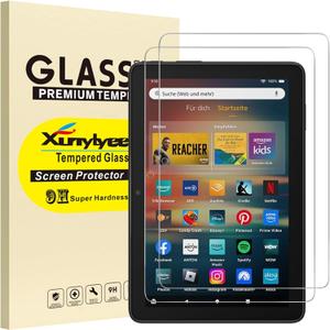 2-Pack, Screen Protector for Fire HD 8 tablet 2024/ Fire HD 8 Kids/ 8 Kids Pro 2022/2020 release Easy Installation Tempered Glass Film