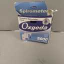 Incentive Spirometer Adult, Breathing Exercise Device for Lungs, Deep Breathing Trainer for Adults - 5000ml Volume Measurement with Flow Rate Indicator (Blue)