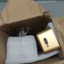 Lights for Pictures on Wall, 16in Battery Operated Picture Lights for Paintings, 5000mAh Wall Lights with Remote and 3 Light Modes,Art Light for Wall Painting,Frame, Portrait, Dartboard - Gold (1Pack - 16 in)