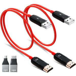 Wireless HDMI Transmitter and Receiver, 50m(165ft) Plug & Play Portable 2.4G/5GHz Wireless HDMI Extender with HDMI Loop Out for Streaming from DSLR,Laptop,Netflix,YouTube,PS4 to TV/Projector (Black) Wireless HDMI Transmitter and Receiver, 50m(165ft) Plug & Play Portable 2.4G/5GHz Wireless HDMI Extender with HDMI Loop Out for Streaming from DSLR,Laptop,Netflix,YouTube,PS4 to TV/Projector (Black)