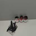 LIGHTSHINE 3PCS Snowman Shape Solar Christmas Lights Decorations, Solar Landscape Pathway Stakes Lights, Outdoor Christmas Decor for Garden, Yard, Patio, Porch (White)