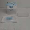 GROWNSY Adjustable 3 in 1 Large Bottle Sterilizer and Dryer, Electric Steam Baby Bottle Sterilizer, Bottle Sanitizer for Baby Bottles & Pacifiers, Breast Pump Parts Blue