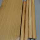 Apicizon Small Narrow Side Table, 3-Tier Skinny End Table for Small Spaces, Slim Nightstand with Storage Shelf, Bedside Table for Living Room, Bedroom, Natural