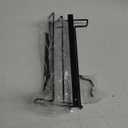 LINFIDITE Wine Glass Holder 2PCS Stemware Rack Hanger Under Cabinet Wine Glass Rack Kitchen Hanging Storage Rack Organizer, Black
