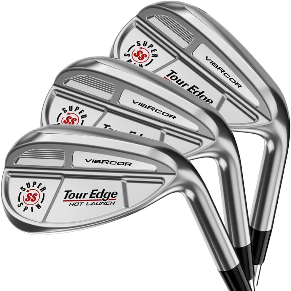 3 x Tour Edge Hot Launch Vibrcor 3 Wedge Pack