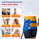 Cold Therapy Machine by Polar Sport - Ice Water Circulation System with Large Adjustable Cold Pad for Pain in the Knee, Shoulder, Ankle, Neck and Recovery After Surgery with Pump (Mini)