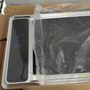 Smug Compact Armless Treadmill, Space Saving Design for Home & Office, Quiet Under Desk Walking Pad, 200 Lbs Capacity 3 in 1 Portable Walking Treadmill (with Handle, Matte Silver)