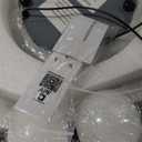 Modern Chandeliers LED Dimmable Light Acrylic Balls Ceiling Pendant Lighting for Living Room Dining Room Bedroom Adjustable Hanging Lights 70 Watts, Balck Lamp (3 Ring, Black)