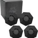 4PCS Wheel Center Caps for Tesla Cybertruck 2024 2023 Full Coverage Wheel Center Hub Caps Cover,Removable ABS Center Hub Cover Easy to Install Rust Dust Resistant Cybertruck Accessories