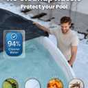 Winter Pool Cover 21 ft Round for Above Ground Pools, Heavy-Duty All-Season