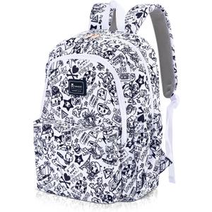 Tokidoki Official Licensed Travel Backpack for Women Shoulder Bag Unicorno Casual Daypack for Work Weekender Business Hiking (black)