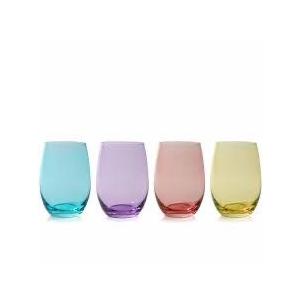 True Reserve Color Stemless Wine Glasses
