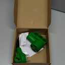 RVGUARD 30 Amp to 50 Amp RV Adapter Cord 12 Inch, NEMA TT-30P to NEMA 14-50R, Dogbone Electrical Converter with LED Power Indicator and Disconnect Handle, Green, ETL Listed