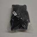 Magnetic Screen Door Left Right Side Opening Polyethylene Terephthalate Mesh Greater Than Fiberglass and Polyester Easy Install (Screen 32"x82", Black)