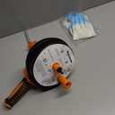 Drain Auger, Clog Remover with Drill Adapter, 25 Feet Flexible Plumbing Snake Use Manually or Powered for Kitchen, Bathroom and Shower Sink, Comes with Gloves (orange)