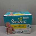Pampers Baby Wipes, Sensitive, Water Based Wipe, Clinically Proven, Hypoallergenic, and Unscented for Babies, 1344 Wipes Total (16 Flip-Top Packs) (84 Count (Pack of 16))