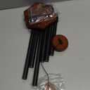 Small Wind Chimes for Outside, Wind Chimes Outdoor Tuned Soothing Melody, Wind Chime for Mom/Housewarming, Black WindChimes Outdoors Decoration.