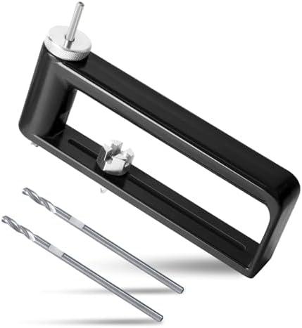 Adjustable Sheet Metal Hole Cutter w/ 2 Drill Bits, 2 to 12" Sheet Metal Hole Saw Circle Cutter for Duct/HVAC/Ductwork/Roofing/24ga Steel and 26ga Stainless