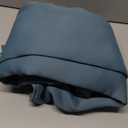 NICETOWN Modern Blackout Curtains Noise Reducing, Thermal Insulated and Privacy Room Darkening Drape Panels for Boy's Guest Room Door Window (Greyish Blue, 2 Panels, W55 x L78 -Inch)