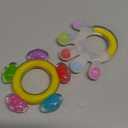 Pack of 2 Haakaa Silicone Teether Combo - Baby Freezer Teething Toy - Soft Cold Teether - Soothe Teething Pain & Itching Gums - Perfect Size