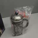 Bodum 34oz Chambord French Press Coffee Maker, High-Heat Borosilicate Glass, Brushed Stainless Steel Made in Portugal