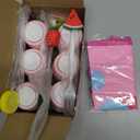 20Pcs Cookie Cutters & Biscuit Cutter Set - Multi-Shape Fruit/Vegetable Cutters for Kids Lunch Accessories, Food-Grade Stainless Steel Molds for Home Baking (PINK)