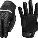 Seibertron B-A-R PRO 2.0 Signature Baseball + Softball + Teeball Batting Gloves Super Grip Finger Multiple 11 Sizes + L Adult 