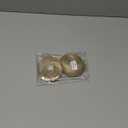 CJL HAIR 2PCs Small Cute Messy Bun Hair Piece for Thin Hair Women Mini Synthetic Curly Bun Scrunchies Updo Hairpieces Dirty Blonde