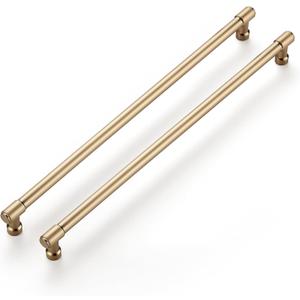 Ravinte 20 Pack 12-3/5 Inch Hole Center Solid Kitchen Cabinet Handles Champagne Bronze Dresser Pulls Cabinet Drawer Pulls for Kitchen Cupboard Hardware