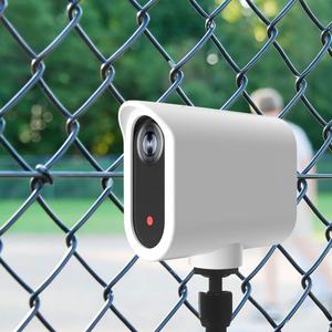 Silicone Case for Mevo Start Live Streaming Camera, Sun Rain Protection Cover, Heat Prevention Shade, Avoid Overheating, Ideal for Baseball Softball Live Broadcasts-(white)