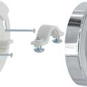 Danco 12005 Shower Arm Stabilizer Bracket and Flange Cover, No Size, Chrome